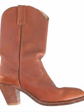 Vintage Frye Black Label Western Boots Size 9